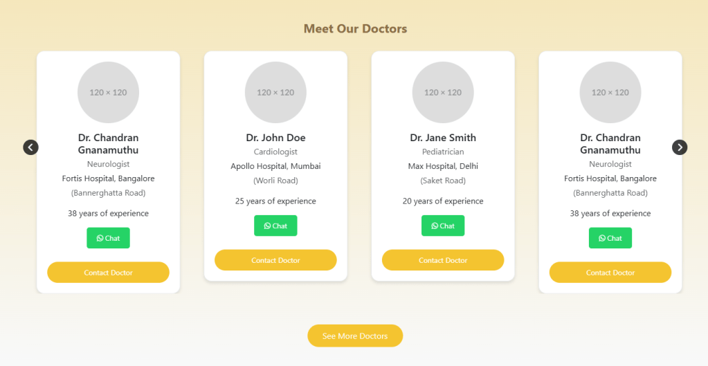 Create a Doctor Card Slider with Owl Carousel